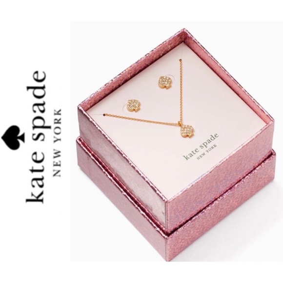 kate spade Jewelry - 🆕‼️LAST ONE‼️♠️Signature Gift Necklace/Earrings